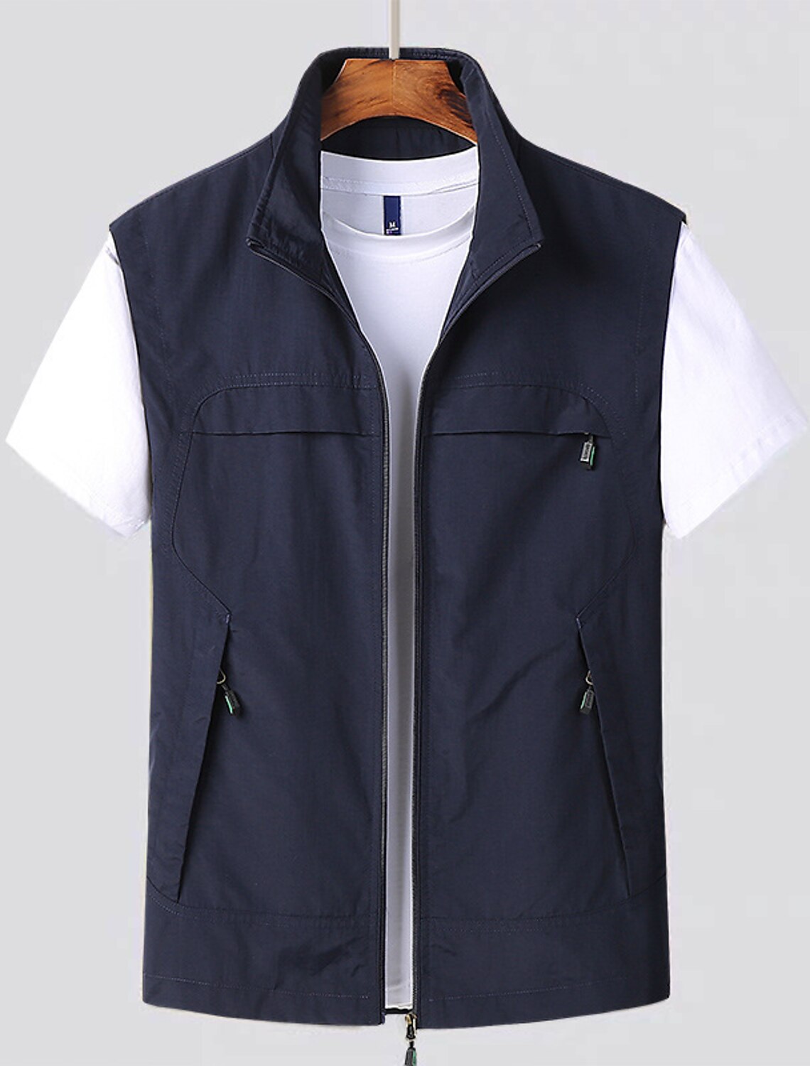 Quick-Dry Mesh Vest for Men Multi-Pocket Outdoor Fishing Hiking Travel Sleeveless Jacket Breathable Lightweight Adventure Gear | Thomler