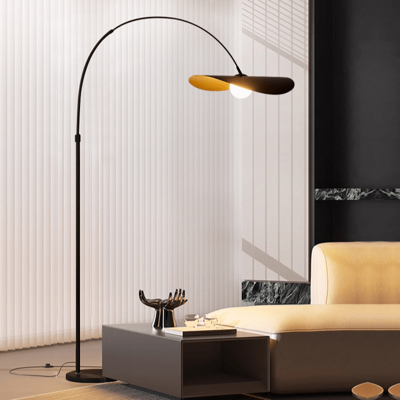 Minimalist Standing Lamp with Ambient LED Glow – Handcrafted Iron & Acrylic Design for Living Room & Bedroom | Thomler