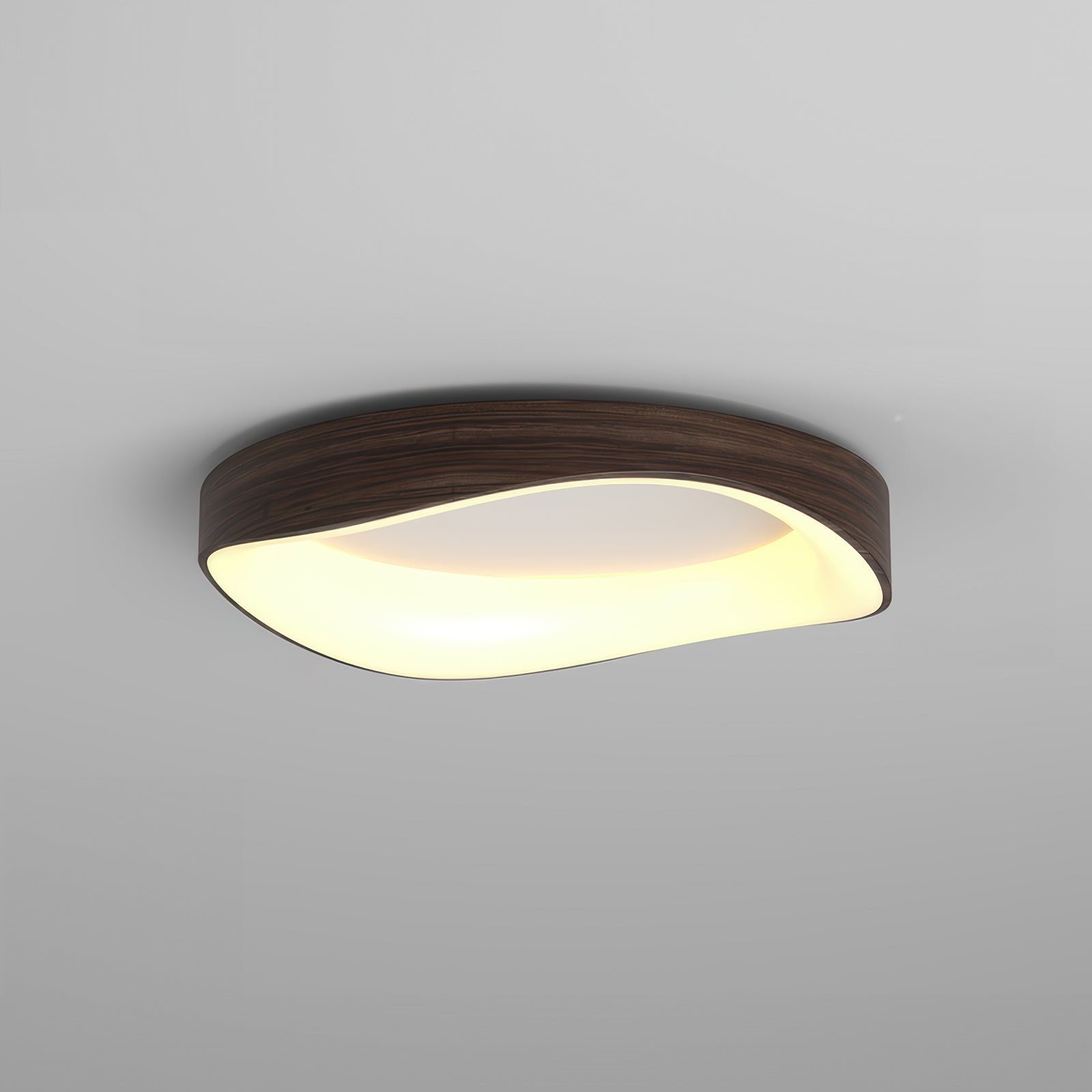 Ceiling Lamp Wood-Look Ø40.0–60.0 cm Soft LED Lighting Scandinavian Bedroom Living Room | Thomler