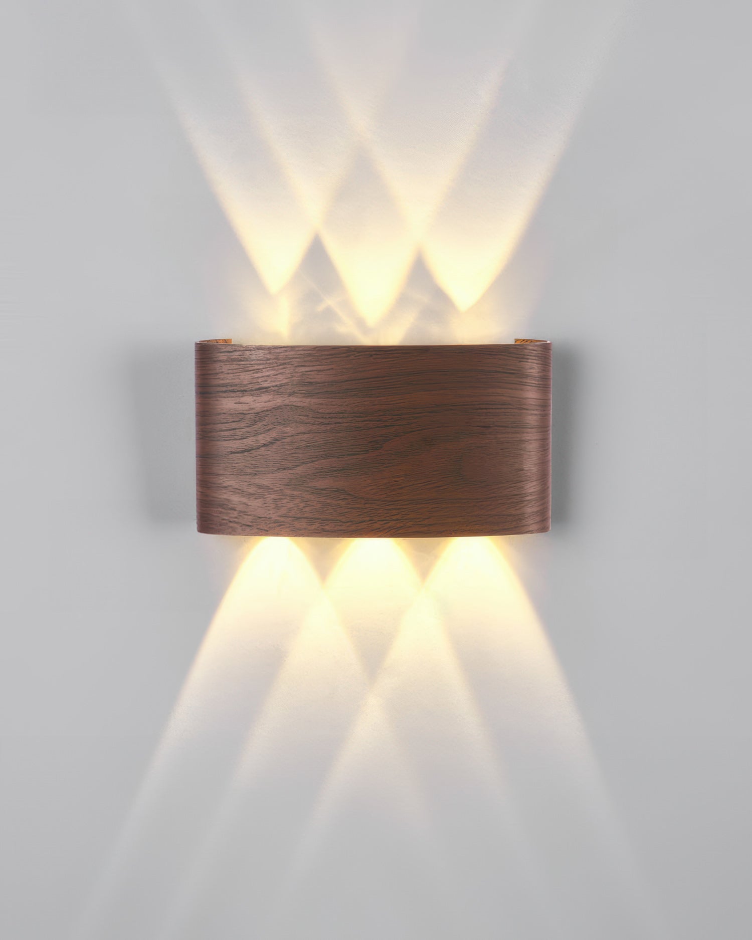 Wall Lamp Wood Look 10W Warm White Indoor Outdoor Hallway Up Down Light Modern LED Sconce Balcony Lighting | Thomler