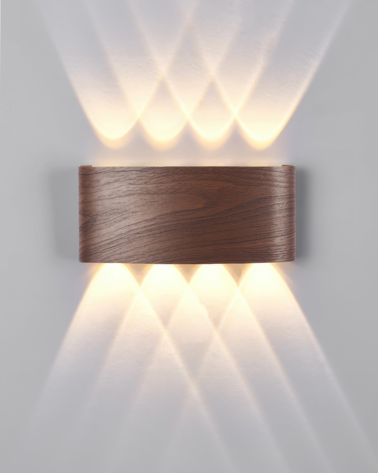 Wall Lamp Wood Look 10W Warm White Indoor Outdoor Hallway Up Down Light Modern LED Sconce Balcony Lighting | Thomler