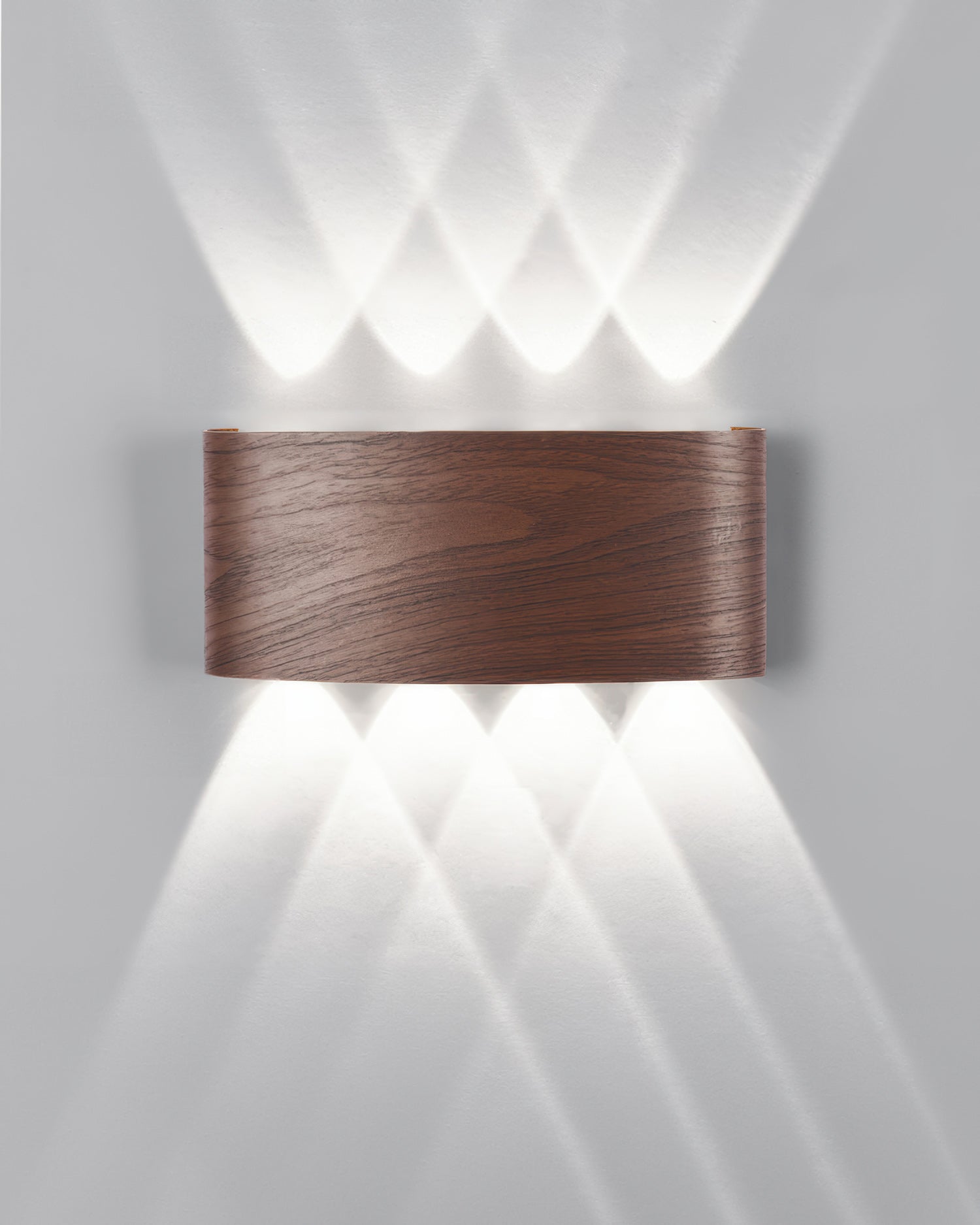 Wall Lamp Wood Look 10W Warm White Indoor Outdoor Hallway Up Down Light Modern LED Sconce Balcony Lighting | Thomler