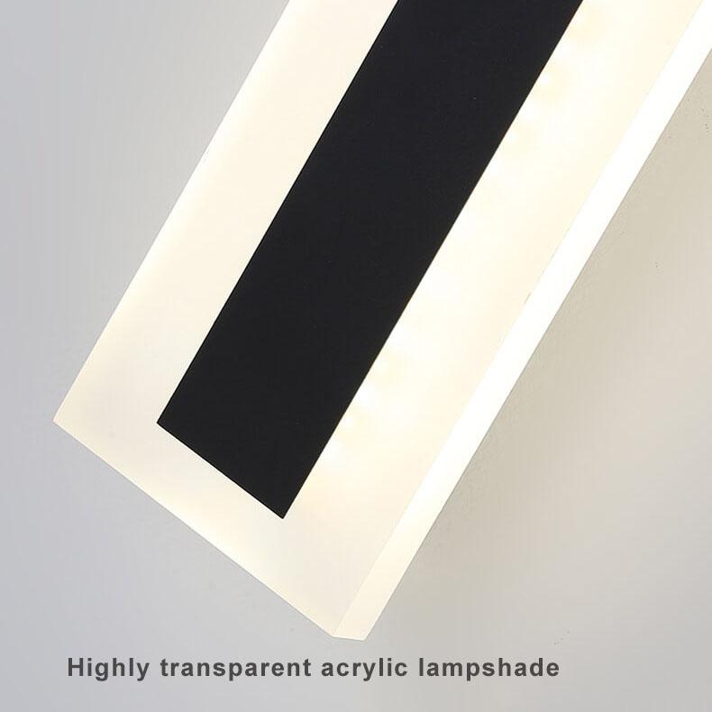 Vertical LED Outdoor Wall Light Fixture – Waterproof Aluminum Sconce for Home Facade, Patio & Entryway – Modern Architectural Exterior | Thomler