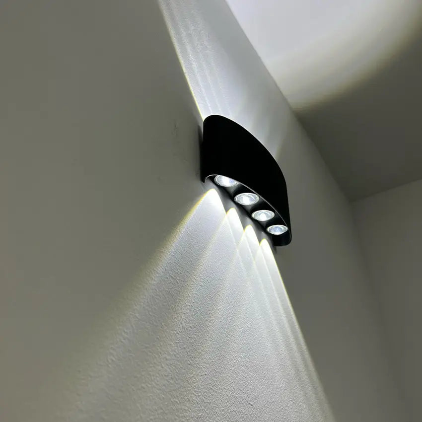 Modern LED Wall Sconce for Indoor & Outdoor Use – Sleek IP65 Weatherproof Fixture in White or Black Finish | Thomler