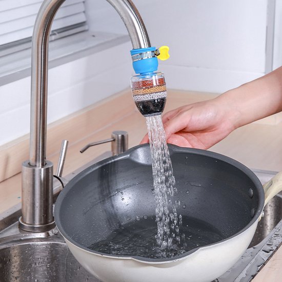 Faucet Water Filter for Kitchen & Bathroom Sink | Multi-Stage Carbon Filtration System for Home Tap | Removes Chlorine & Sediment | Thomler