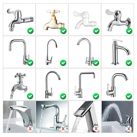 Faucet Water Filter for Kitchen & Bathroom Sink | Multi-Stage Carbon Filtration System for Home Tap | Removes Chlorine & Sediment | Thomler