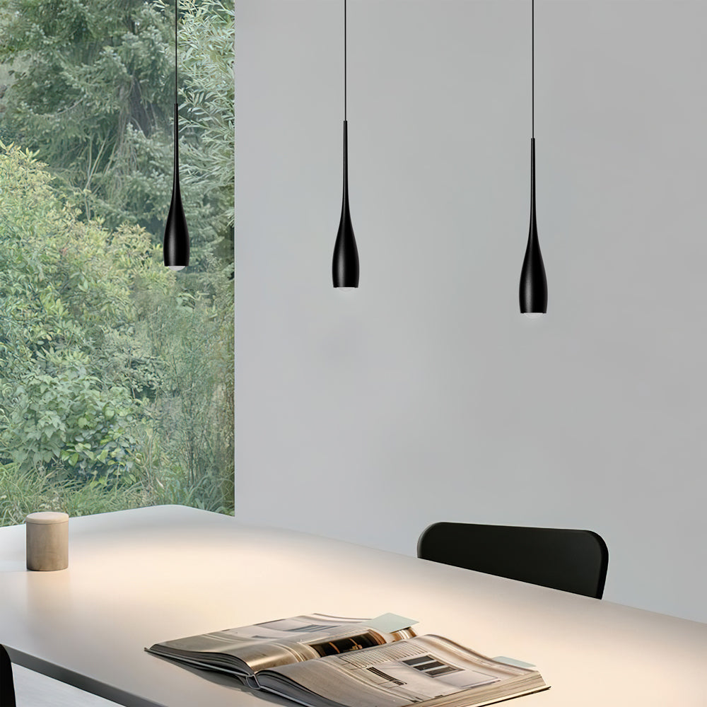 Pendant Light Aluminum 12W 11.8 in Adjustable Modern Dining Room Bedroom Kitchen Ceiling Lamp | Thomler