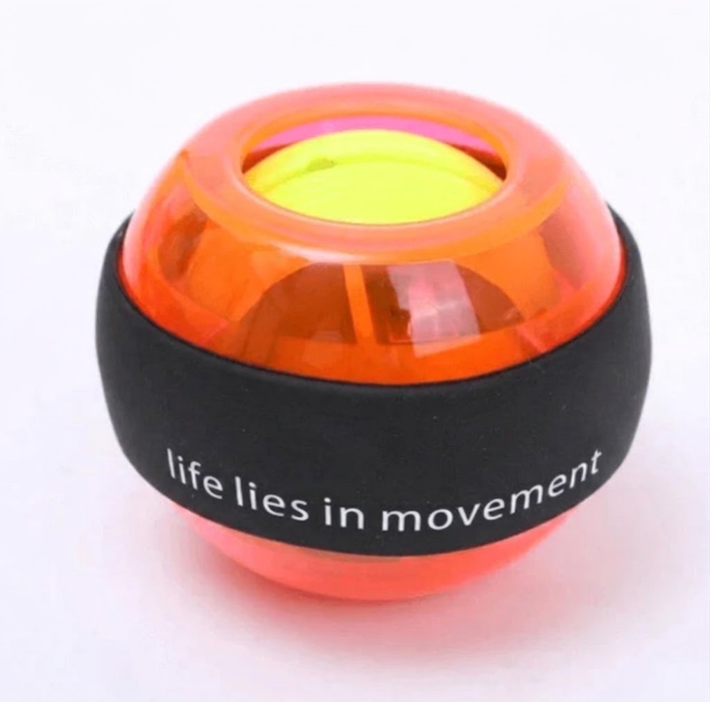 Gyroscopic Grip Strengthener Ball with LED Lights – Portable Wrist & Forearm Exerciser for Home Workouts | Thomler