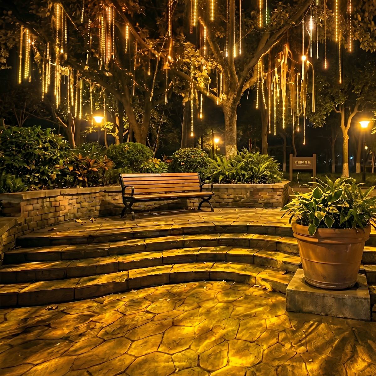 LED Ripple Effect Landscape Spotlight with Adjustable Beam for Garden, Patio & Outdoor | Thomler