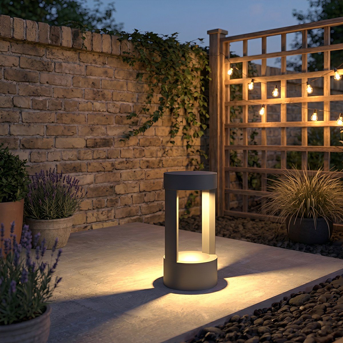 Outdoor Column Bollard Light 7W LED Aluminum Weather-Resistant Pathway Lighting for Lawn Garden Yard Walkway Villa | Thomler