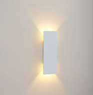 Outdoor LED Wall Light Aluminum Waterproof Sconce Modern Slim Strip Design for Patio Garden Facade Warm White Cold White | Thomler