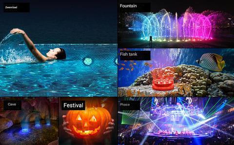Submersible LED Pool Light Remote-Controlled Color-Changing Underwater Fixture for Pools Hot Tubs Ponds Bathtubs IP68 Waterproof Floating | Thomler