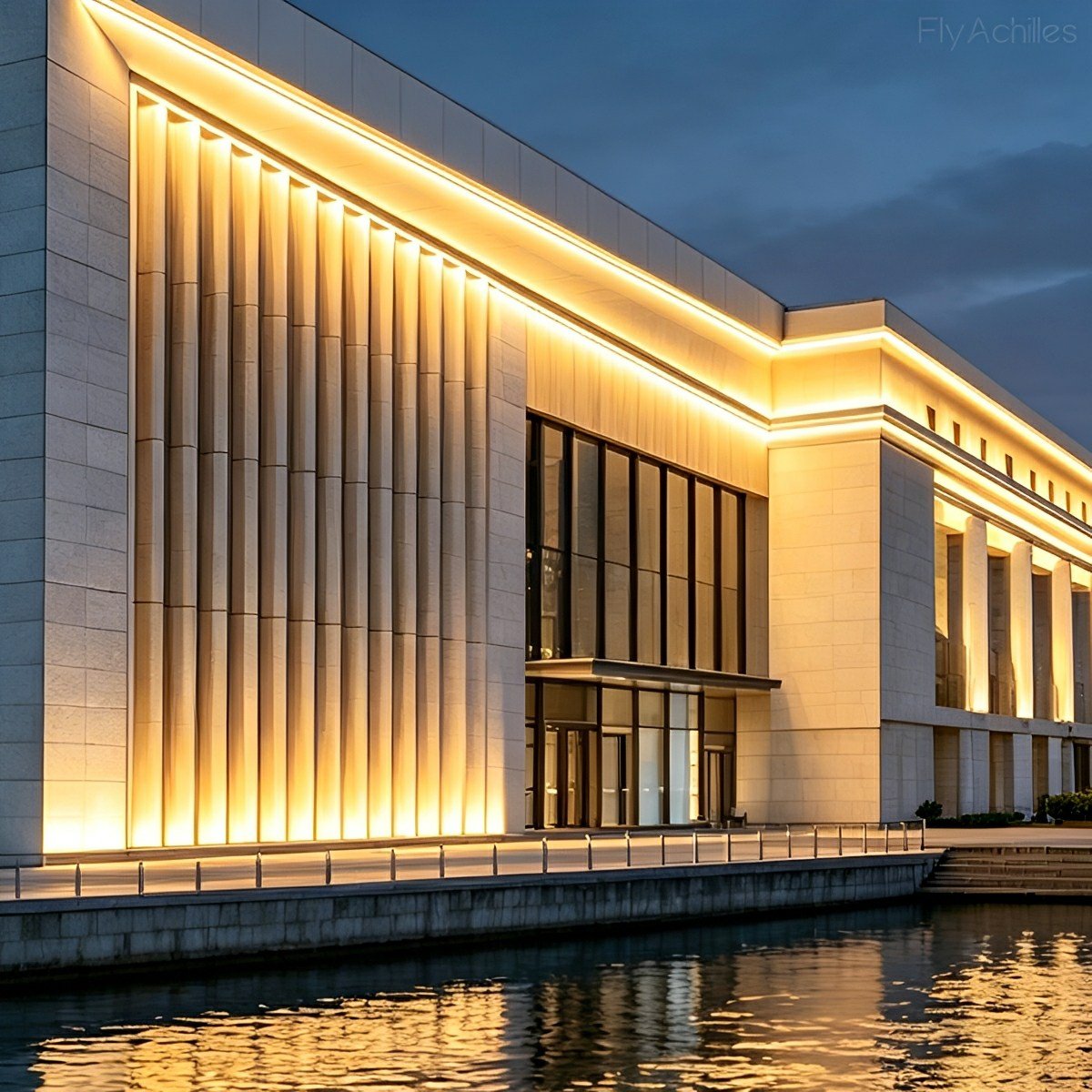 Outdoor Architectural Linear LED Fixture – Weather-Resistant Accent Lighting for Building Facades | Thomler
