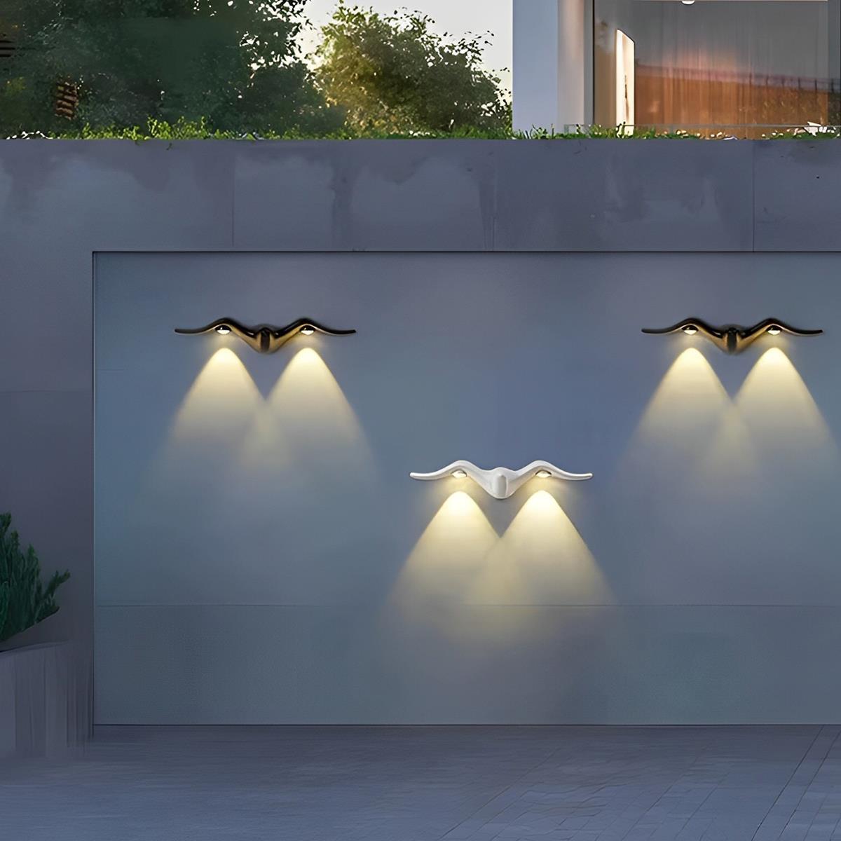 Outdoor Wall Lamp Aluminum 10W LED 5.9 in Modern Animal Shape Patio Garden Courtyard Lighting Decor | Thomler