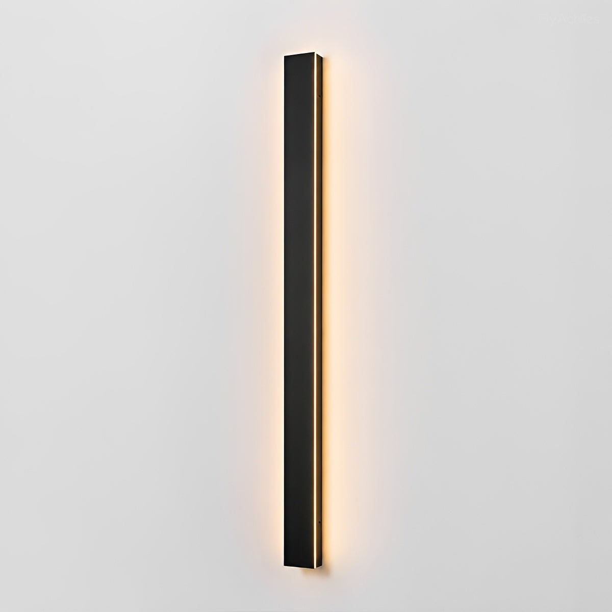 Linear Aluminum Exterior Sconce 485lm IP65 Rated for Entryway Deck Pathway Facade in Black | Thomler