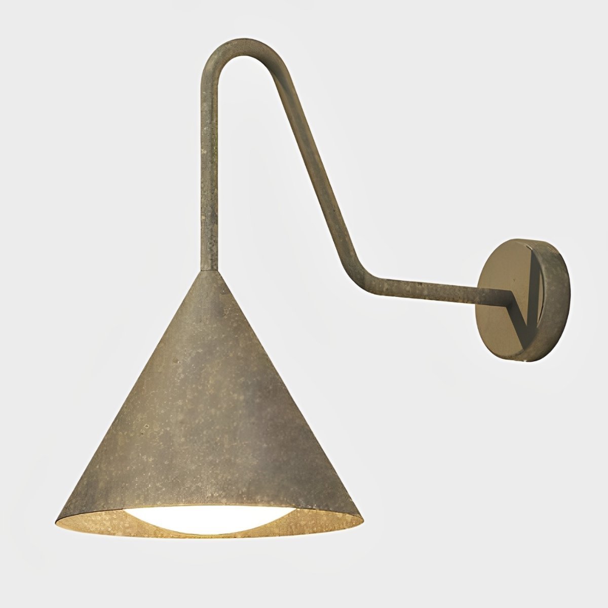 Outdoor Wall Sconce Metal 9.8 in Black Warm White Porch Patio Courtyard Lighting Modern Minimalist | Thomler