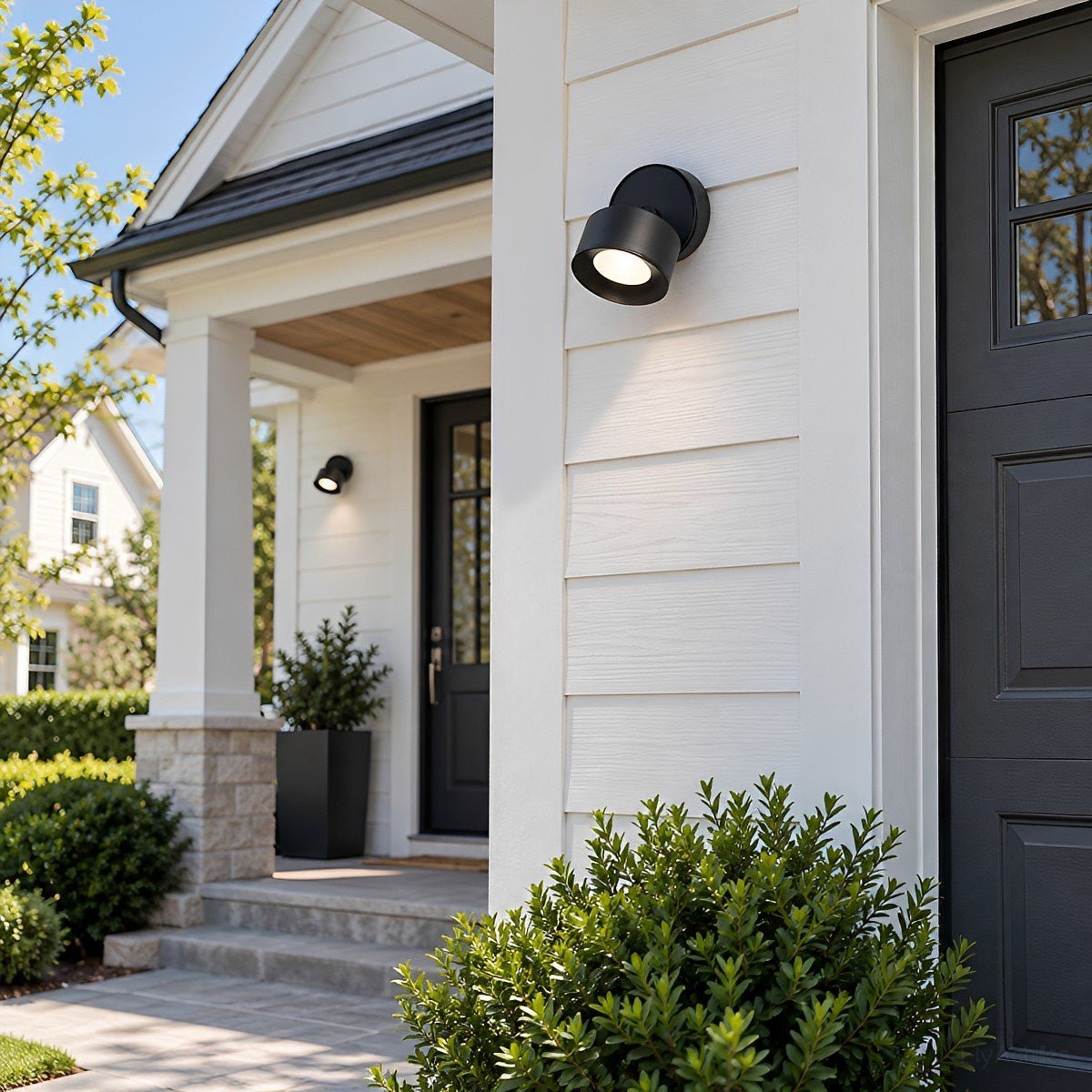 Articulating LED Porch Sconce – Weather-Resistant Aluminum Fixture for Entryways & Patios | Thomler