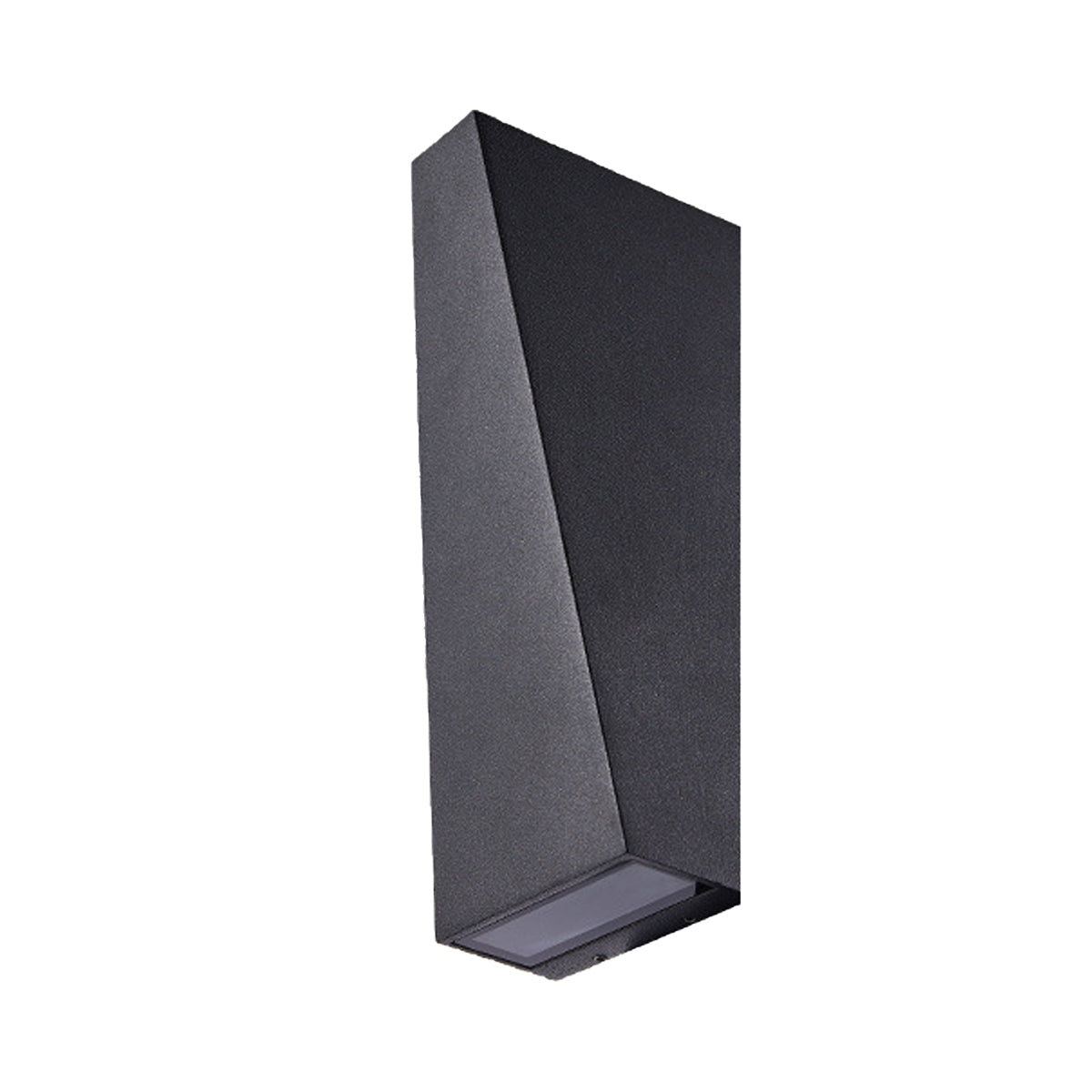 Wall Light Aluminium 2×5W Black Outdoor Facade Up Down LED Waterproof Entrance Lamp | Thomler