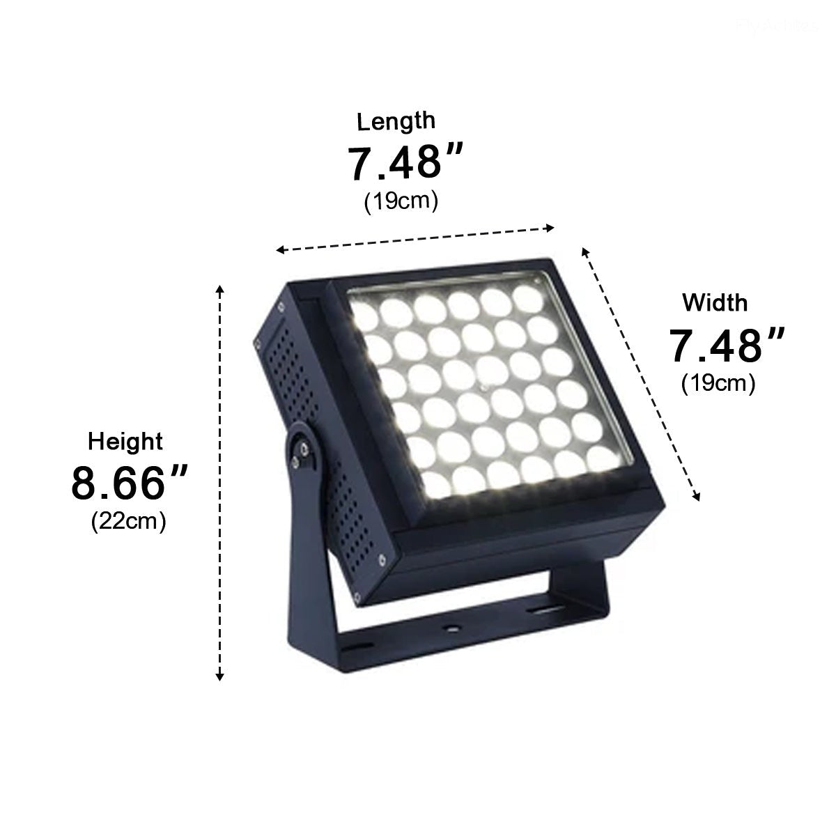 Industrial LED Garden Uplight for Trees and Landscaping – 110V Color-Changing Outdoor Fixture | Thomler