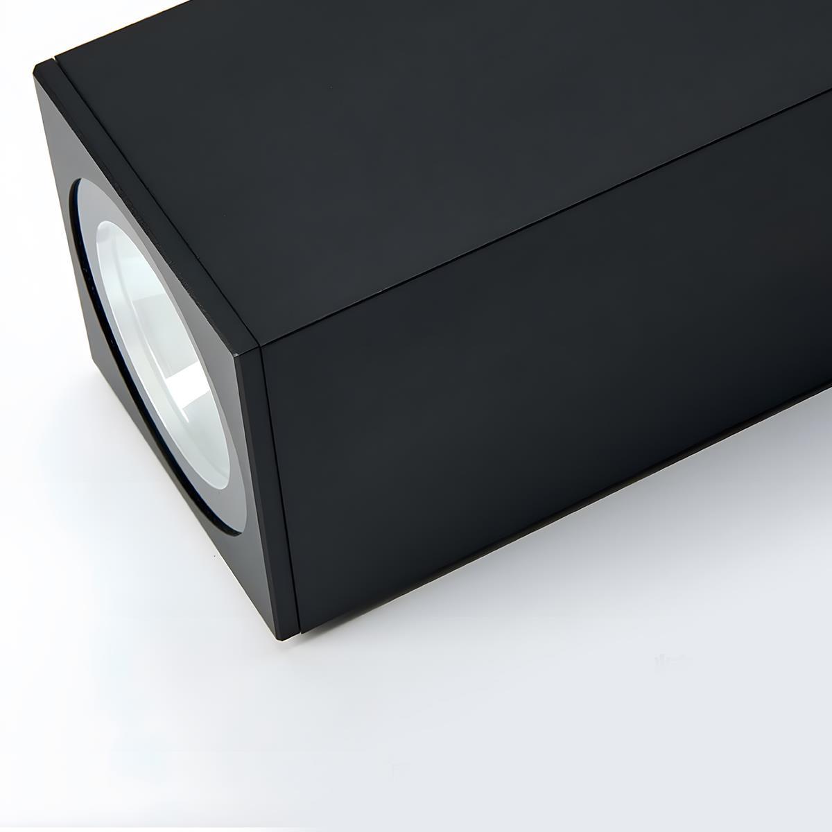 Wall Sconce Aluminum 20W Black 11 in Outdoor Porch Patio Garden LED Lighting Up Down | Thomler