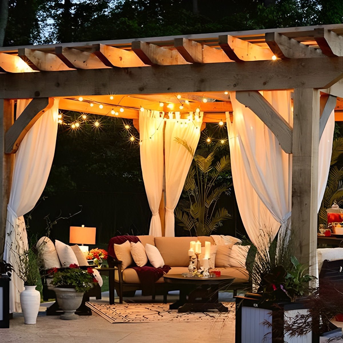 Vintage Edison Globe Cafe String Lights – Weather-Resistant Decorative Patio Lighting for Deck Pergola Wedding Bistro Backyard Party | Thomler