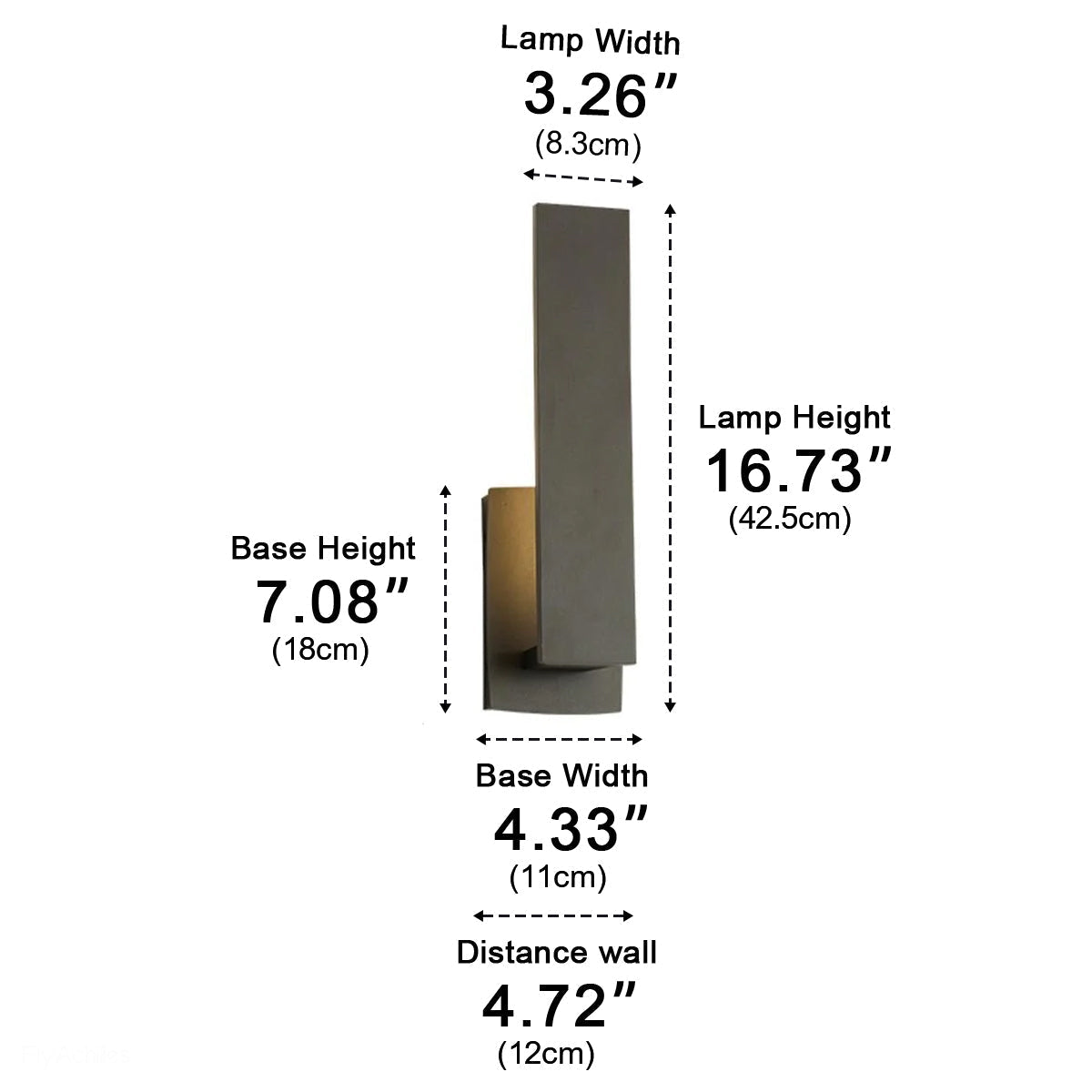 Aluminum Exterior Fixture with LED Light in Sleek Matte Finish for Porch, Patio, Deck | Thomler