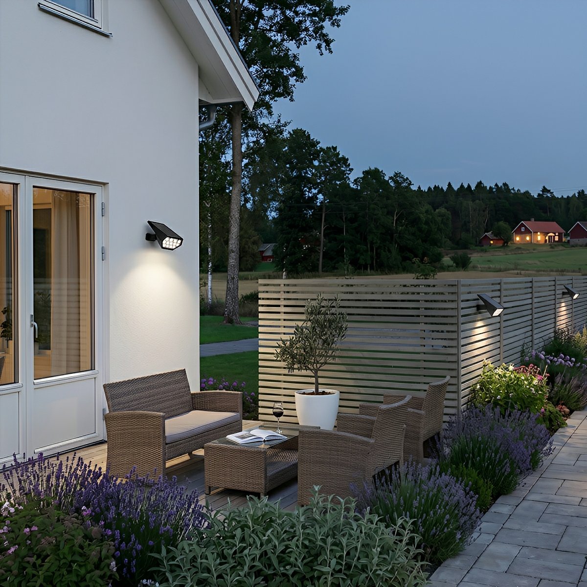 Solar-Powered LED Accent Light for Yards, Patios & Gardens – Directional Ground or Wall Mount | Thomler