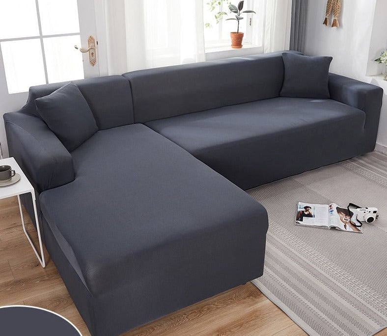 Waterproof Stretch Couch Slipcover for Living Room - Elastic Furniture Protector for Sofas with Pets Kids | Thomler