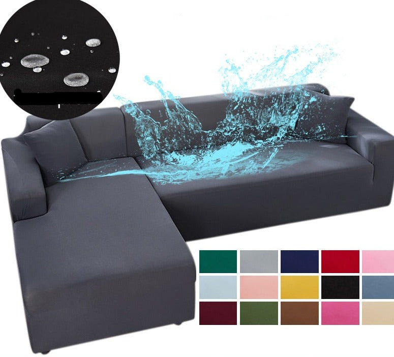 Waterproof Stretch Couch Slipcover for Living Room - Elastic Furniture Protector for Sofas with Pets Kids | Thomler