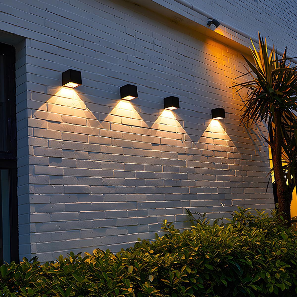 Wall Light Cast Aluminium 12W IP65 Outdoor Facade Patio Up Down Sconce Warm White Waterproof Garden Lighting | Thomler