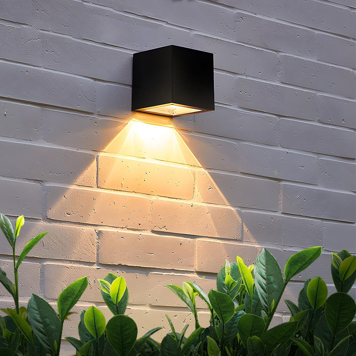 Wall Light Cast Aluminium 12W IP65 Outdoor Facade Patio Up Down Sconce Warm White Waterproof Garden Lighting | Thomler
