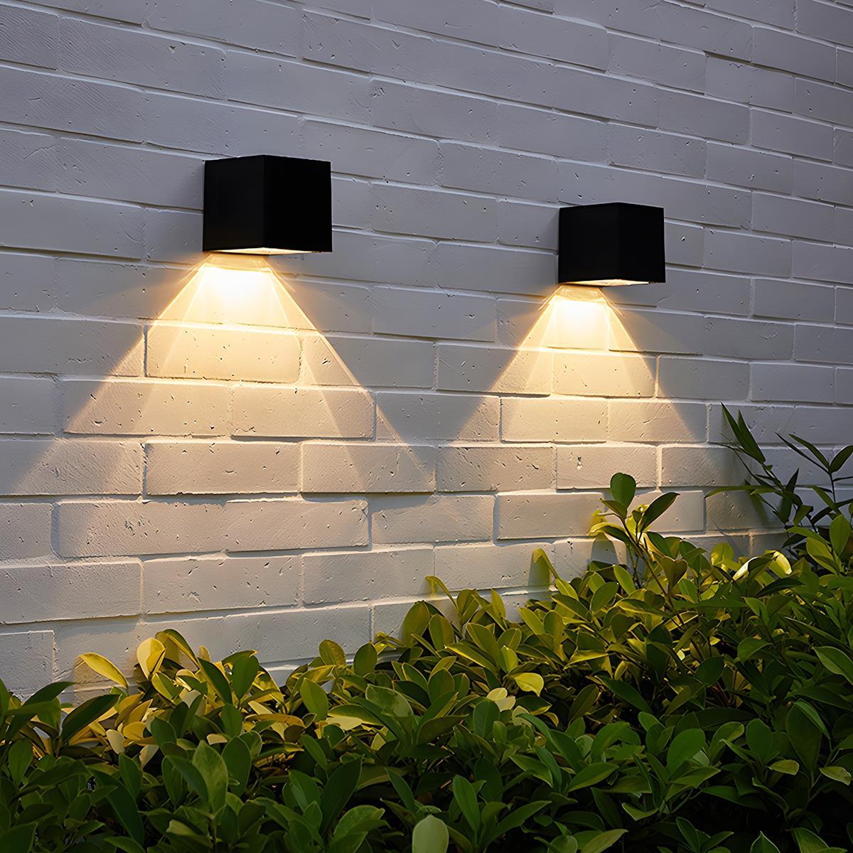 Wall Light Cast Aluminium 12W IP65 Outdoor Facade Patio Up Down Sconce Warm White Waterproof Garden Lighting | Thomler