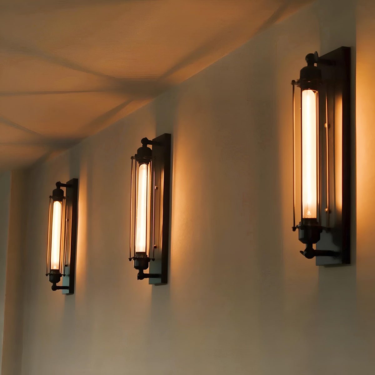 Wall Sconce Iron LED 18.5 in Warm White Indoor Lighting Vintage Industrial Decor Hallway Living Room Bedroom Kitchen Bathroom | Thomler