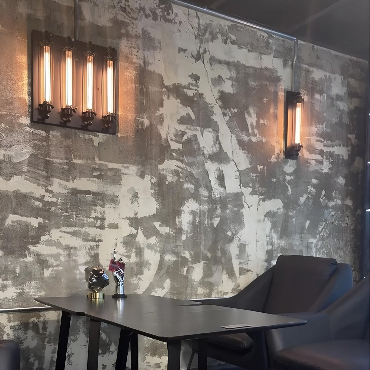 Wall Sconce Iron LED 18.5 in Warm White Indoor Lighting Vintage Industrial Decor Hallway Living Room Bedroom Kitchen Bathroom | Thomler