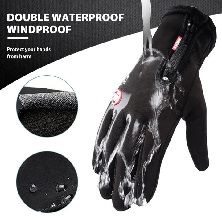 Insulated Touchscreen Gloves with Waterproof Shell and Textured Grip | Thomler