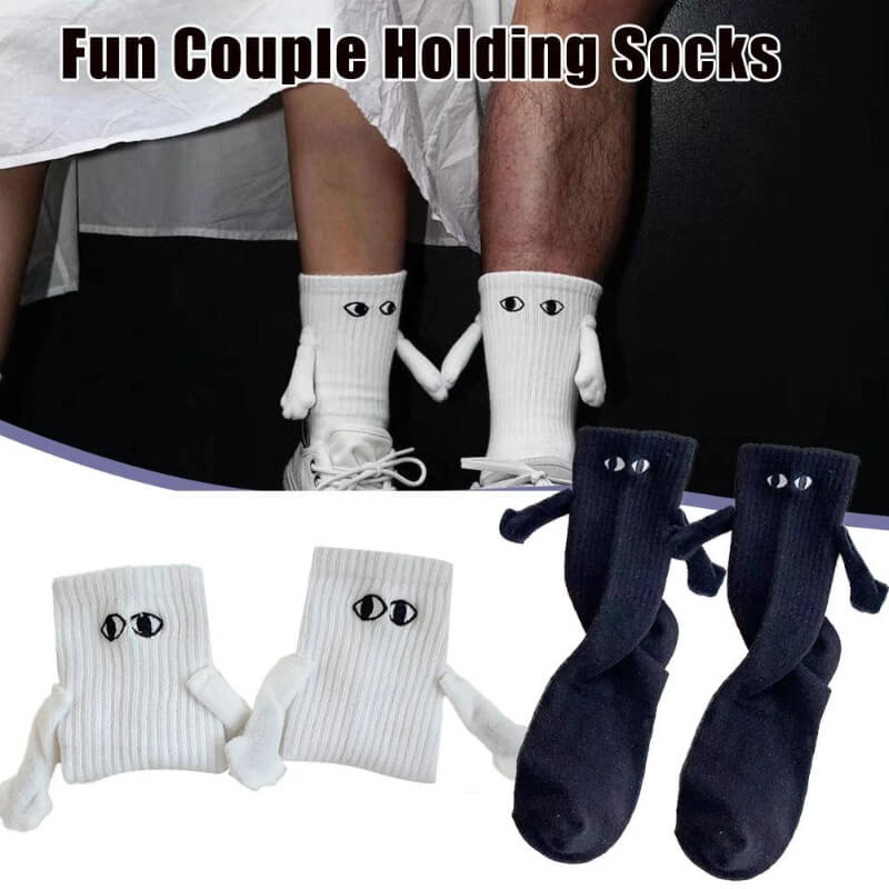 Cartoon Eyes Couples Socks with Matching Design for Pairs | Fun Novelty Footwear for Men & Women | Comfortable Cotton Blend Crew Socks for | Thomler