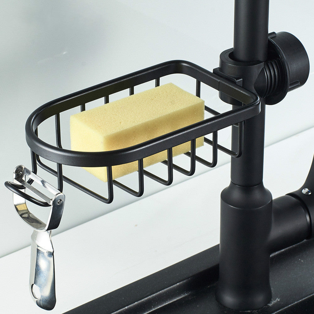 Wall-Mount Soap Holder with Drainage Tray for Shower & Bathroom, No-Drill Adhesive Install, Aluminum Quick-Dry Organizer Caddy | Thomler