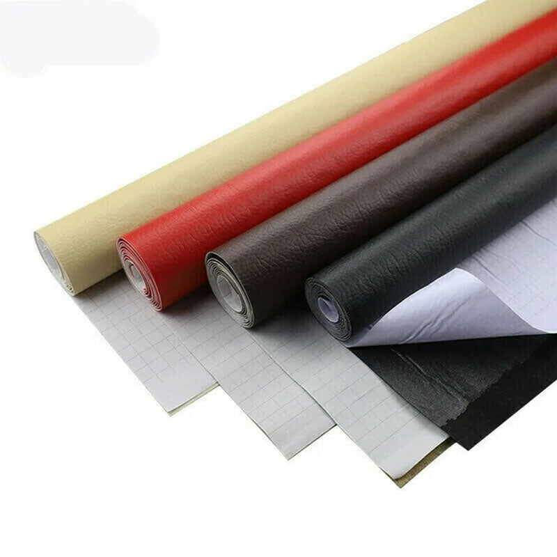 Self-Adhesive Faux Leather Repair Patch for Couches, Car Seats & Upholstery – Easy Cut-to-Fit Vinyl Fix Tape in 17 Colors for Furniture | Thomler