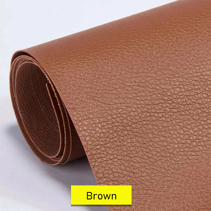 Self-Adhesive Faux Leather Repair Patch for Couches, Car Seats & Upholstery – Easy Cut-to-Fit Vinyl Fix Tape in 17 Colors for Furniture | Thomler