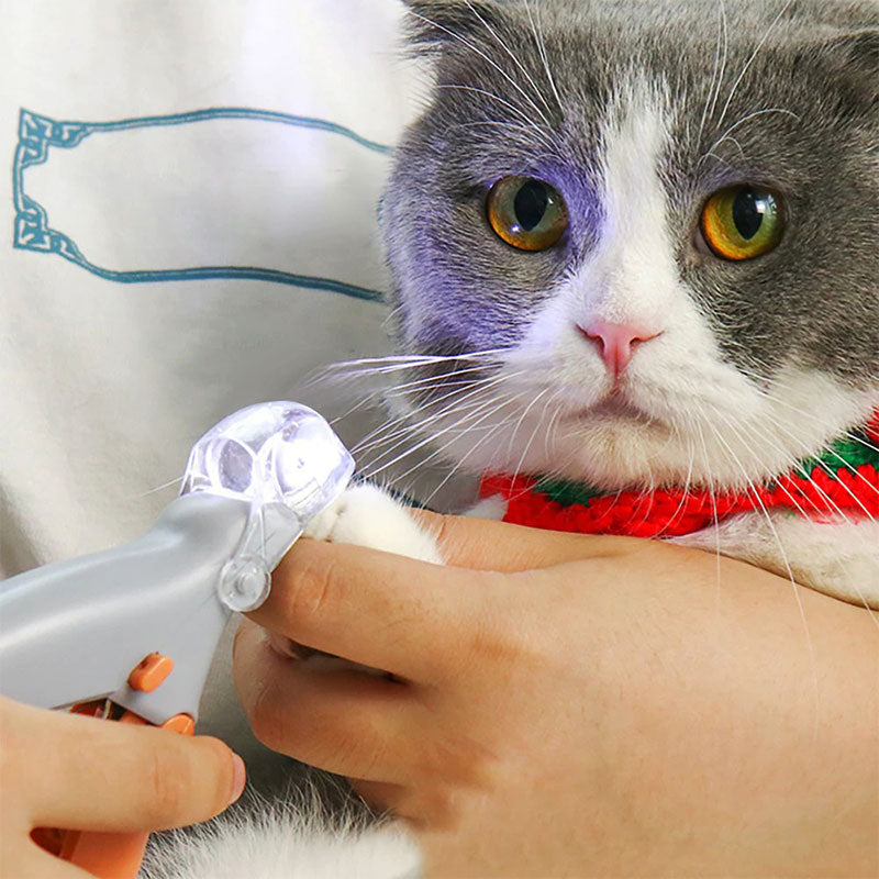 Pet Nail Trimmer with Precision Guard for Dogs & Cats – Sensor-Guided Grooming Tool for Safe Home Clipping | Thomler