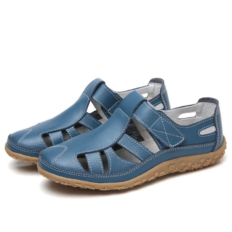 Women's Orthopedic Sandals with Arch Support & Cushioning – Slip-Resistant Cut-Out Design for All-Day Wear, Plantar Fasciitis Relief | Thomler
