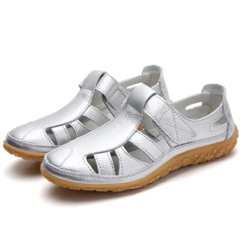 Women's Orthopedic Sandals with Arch Support & Cushioning – Slip-Resistant Cut-Out Design for All-Day Wear, Plantar Fasciitis Relief | Thomler