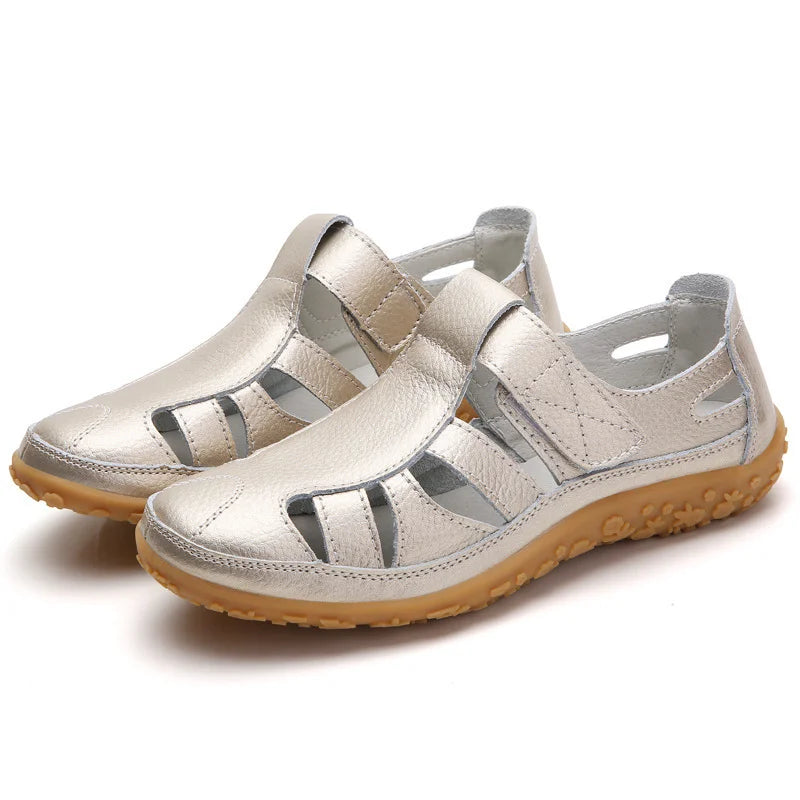 Women's Orthopedic Sandals with Arch Support & Cushioning – Slip-Resistant Cut-Out Design for All-Day Wear, Plantar Fasciitis Relief | Thomler