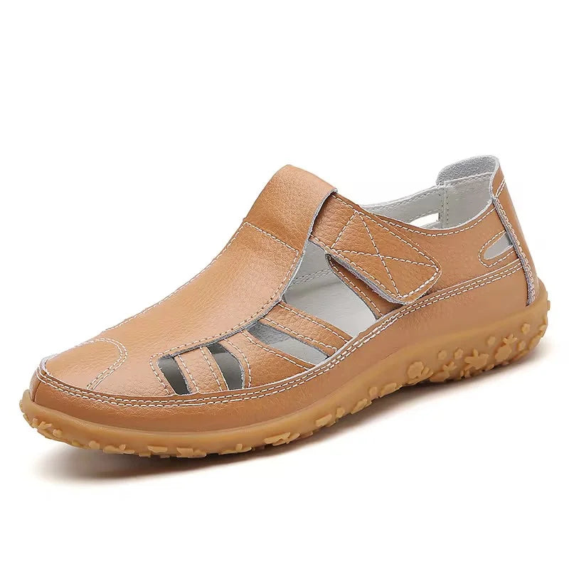 Women's Orthopedic Sandals with Arch Support & Cushioning – Slip-Resistant Cut-Out Design for All-Day Wear, Plantar Fasciitis Relief | Thomler