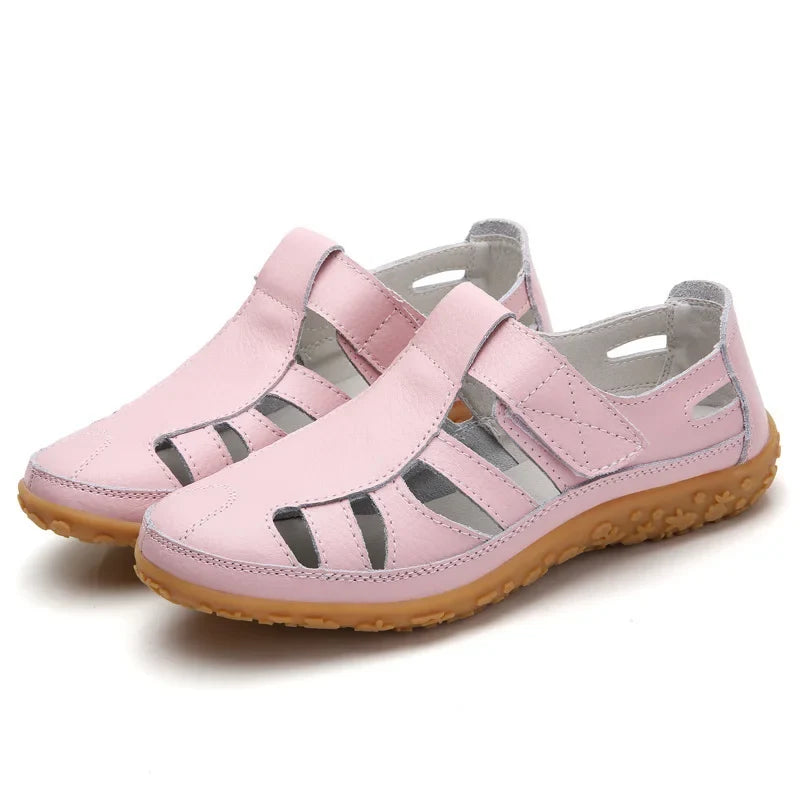 Women's Orthopedic Sandals with Arch Support & Cushioning – Slip-Resistant Cut-Out Design for All-Day Wear, Plantar Fasciitis Relief | Thomler