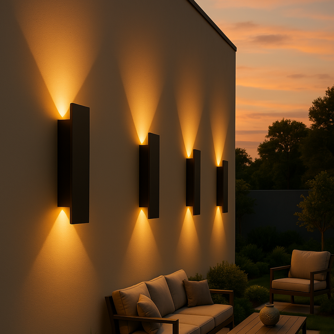 Outdoor LED Wall Light - Weatherproof Aluminum Sconce for Porch, Patio & Garden Entrance | Thomler