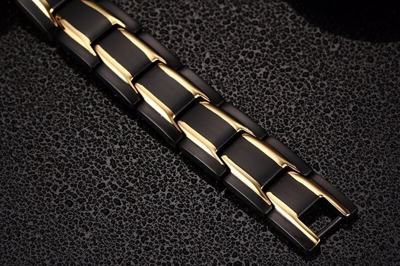 Stainless Steel Wellness Bracelet with Embedded Magnets for Daily Comfort & Style | Men's & Women's Accessory for Active Living | Thomler