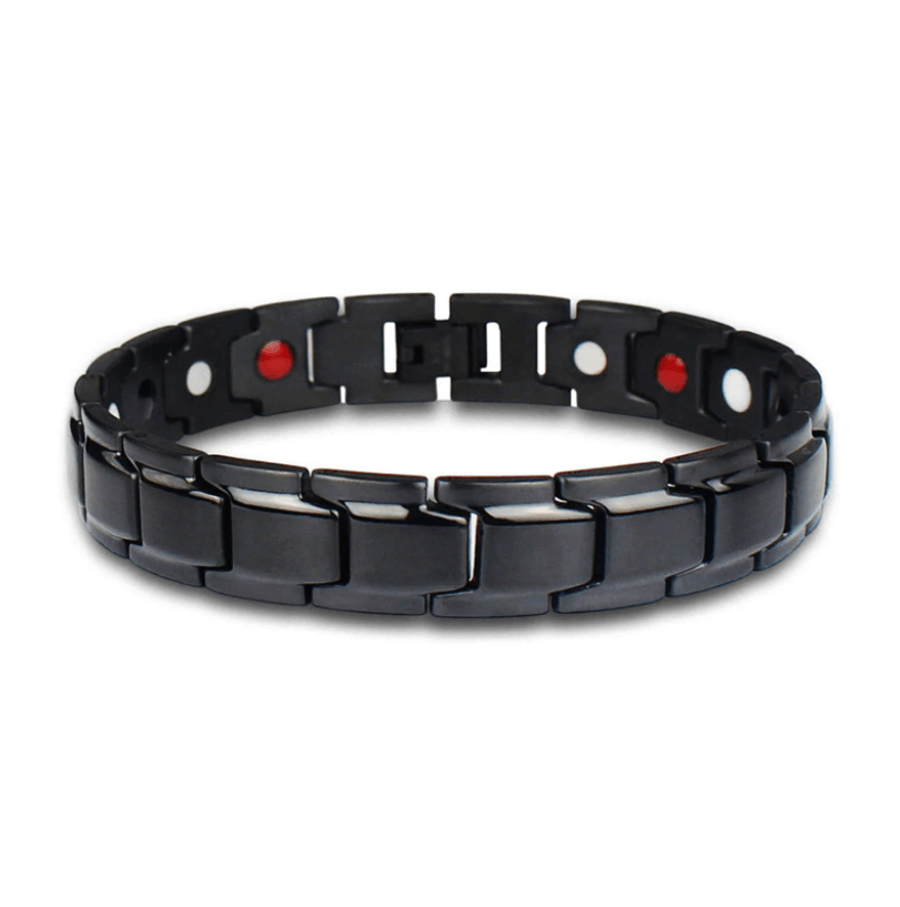 Stainless Steel Wellness Bracelet with Embedded Magnets for Daily Comfort & Style | Men's & Women's Accessory for Active Living | Thomler