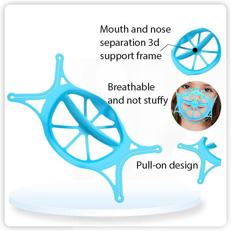 Internal Face Cover Support Frame for Comfortable Breathing & Lipstick Protection | Thomler