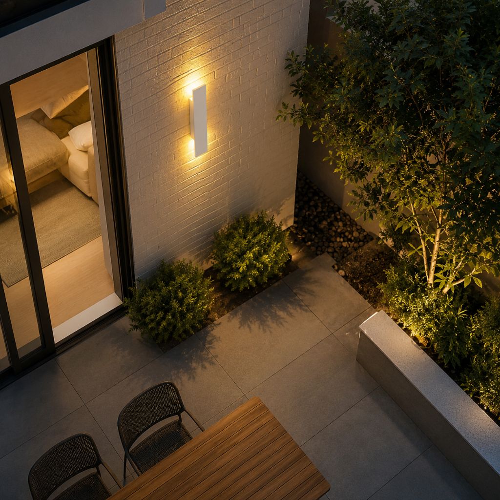 Outdoor LED Wall Light Fixture Aluminum Waterproof Sconce for Patio Garden Entryway Modern Exterior Lighting 6W 18W 24W | Thomler
